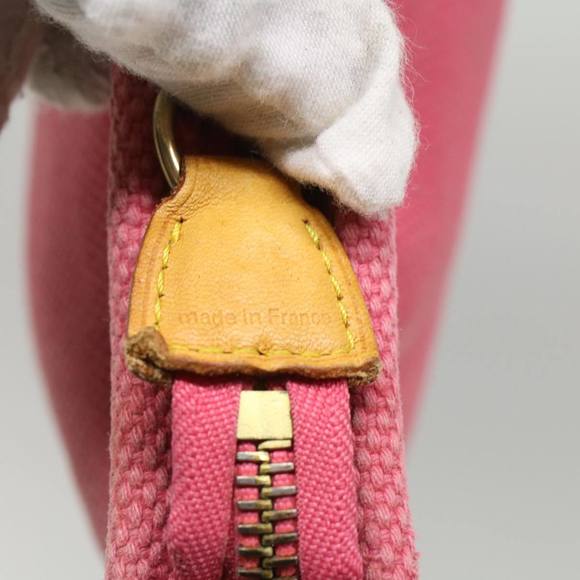 LOUIS VUITTON Antigua Pochette Plat GM Clutch Bag Pink M40065 LV Auth ep1350 - Picture 8 of 16